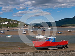 Barmouth Harbour Snowdonia National Park Wales