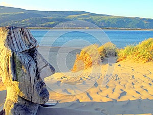 Barmouth sands, Wales.