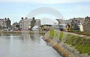 Barmouth town in Wales, UK