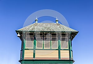 Barn and the blue sky