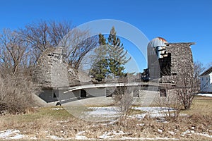 A Barn Collapsed