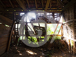 Barn, cowshed or byre texture dust