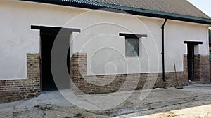 A barn farm building