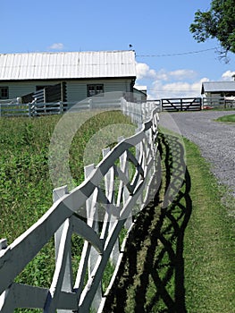 Barn and Fence - Pennsylvania Farm