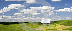 Barn in a field in the Palouse.