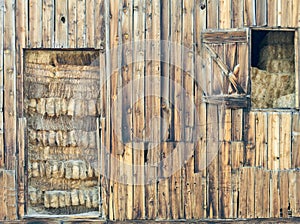 Barn full of hay