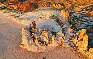 Barn Hill in Western Australia. Morning sunrise