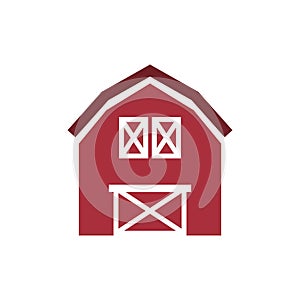 Barn icon design template vector isolated illustration