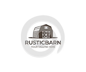 Barn Logo Template. Farm Vector Design