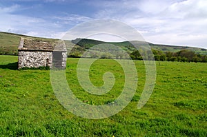 A barn in the Peak District, England