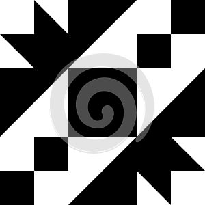 Barn quilt symbol icon