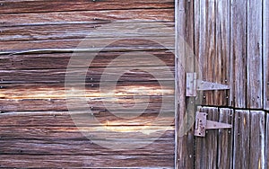 Barn with Rusty Hinges