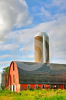 Barn and Silo