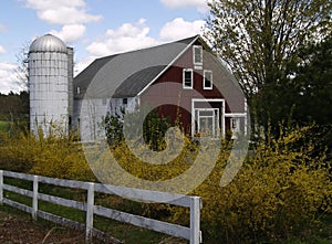 Barn and Silo