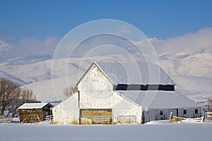 Barn in Snow