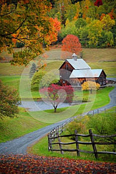 Barn in Vermont country side