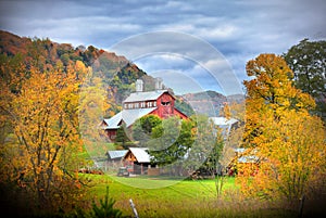 Barn in Vermont country side