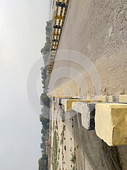 Barnar river bridge in sono , jamui , bihar photo