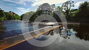 Barnard Castle and the River Tees, Teesdale, County Durham, England