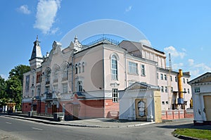 Barnaul, Russia, August, 17, 2016. The state Philharmonic of the Altai territory, Barnaul. In 1890 it was the people`s house