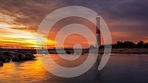 Barnegat Sunset Lighthouse