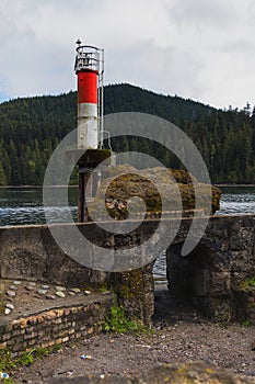 Barnet Marine Park Lighthouse and Old Sawmill Relics