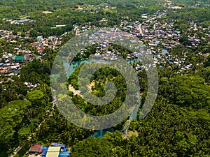 Barobo town in Surigao del Sur. Philippines. photo