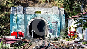 Barog Tunnel, Barog, Kalka Shimla toy train photo