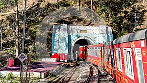 Barog Tunnel, Barog, Kalka Shimla toy train photo