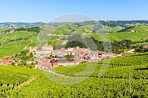 Barolo castle, Falletti castle, in Langhe, Piedmont, Italy,