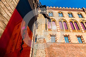 The Barolo Castle in Piedmont region, Italy