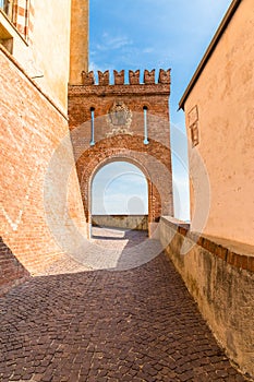 The Barolo Castle in Piedmont region, Italy