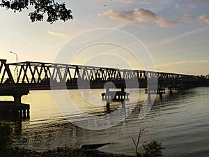 Barombong Bridge in Makassar photo