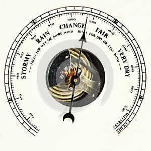 Barometer dial change