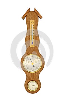 Barometer and thermometer