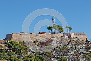 The Barone Fortress high above Sibenik photo