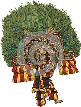 Barongan Reog Ponorogo colour