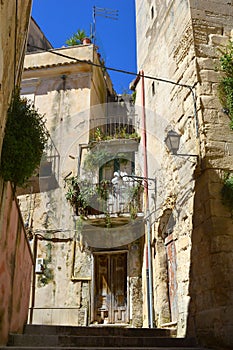 Typical Baroque Architecture in Ragusa Sicily Italy photo