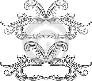 Baroque Banner Two Styles