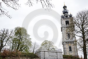 The Baroque Belfry of Mons in Belgium