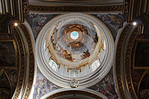 baroque cathedral (st paul) in mdina (malta)