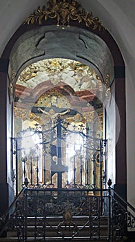 Baroque chapel in Gdansk Oliwa cathedral