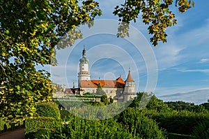 The baroque chateau in Nove Mesto nad Metuji, Czech Republic