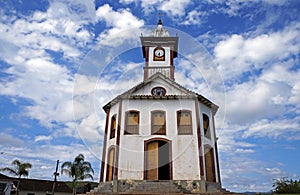 Baroque church in historical city of Serro photo
