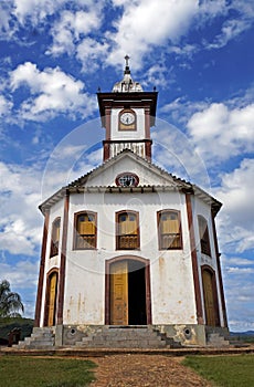 Baroque church in Serro, Minas Gerais, Brazil photo