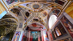 Baroque Church of Madonna del Sasso Sanctuary, Orselina, Switzerland