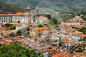 Baroque church of Nossa Senhora do Carmo in Ouro Preto