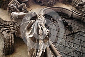 Baroque church portal