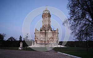 Baroque Church of The Portent of the Most Holy Mother of God, late 17th century, Dubrovitsy Estate, Moscow Oblast, Russia