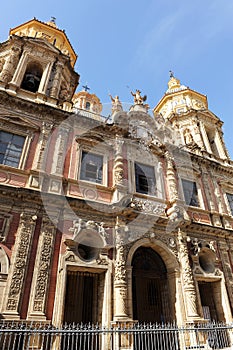 Baroque church of San Luis (Saint Louis) in Seville, Spain photo